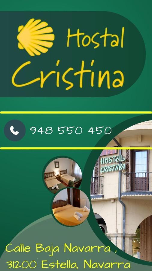Hostal Cristina Естеля Екстериор снимка